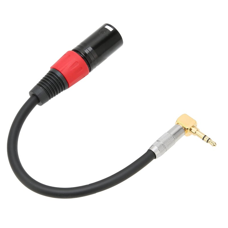 3.5 مم ذكر إلى كابل ميكروفون XLR 0.2 متر لتسجيل الصوت على الكمبيوتر MP3 DVD - Image 2